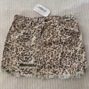 forema printed mini skirt